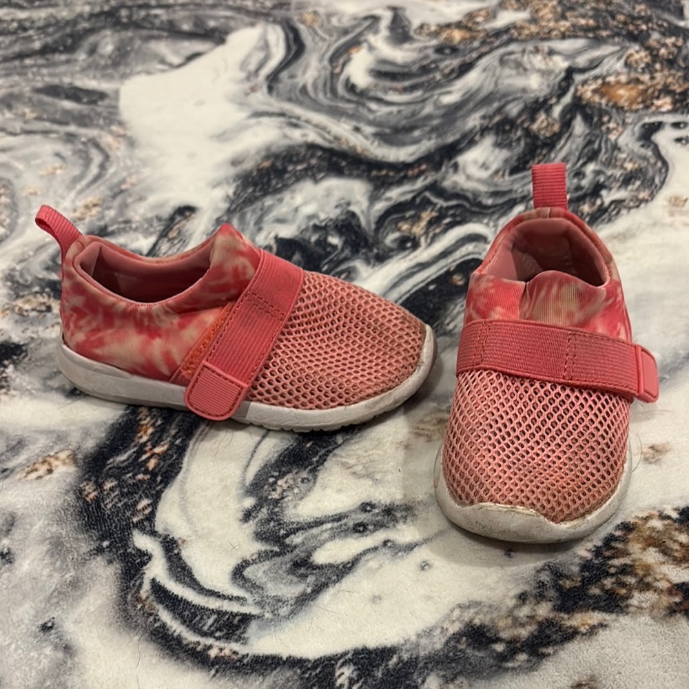 Cat & Jack Pink Tie-Dye Kids Sneakers
